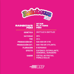 Sementes de Maconha Feminizadas Rainbows | BSF Seeds Brasil
